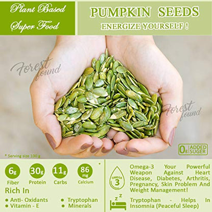 Image 5 of Forest Found Roasted & Salted Pumpkin Seeds (Pepitas) 900g