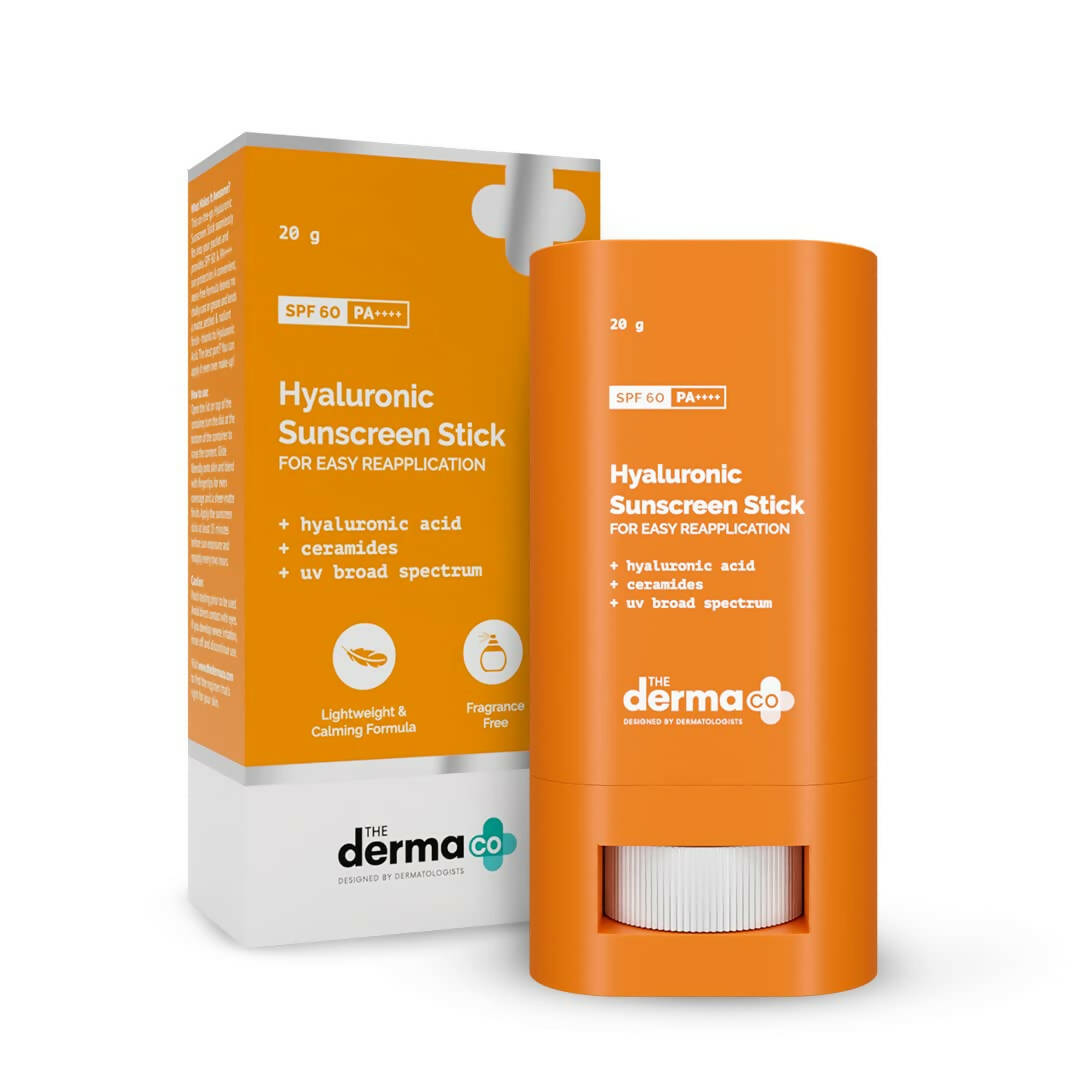 Image 1 of The Derma Co Hyaluronic Sunscreen Stick with SPF 60