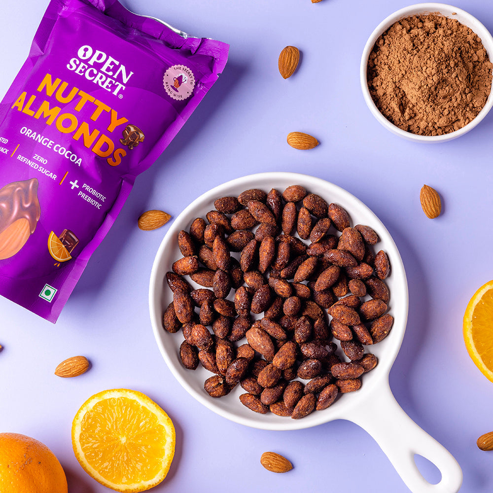 Image 2 of Open Secret Nutty Almonds : Orange Cocoa