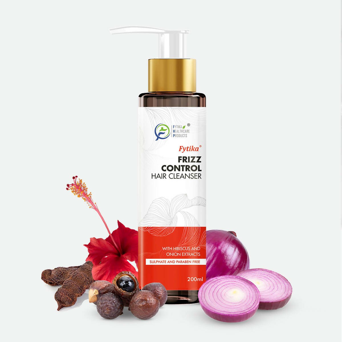 Image 1 of 200 ml for the product Fytika Frizz Control Hair Cleanser with Hibiscus & Onion Extracts