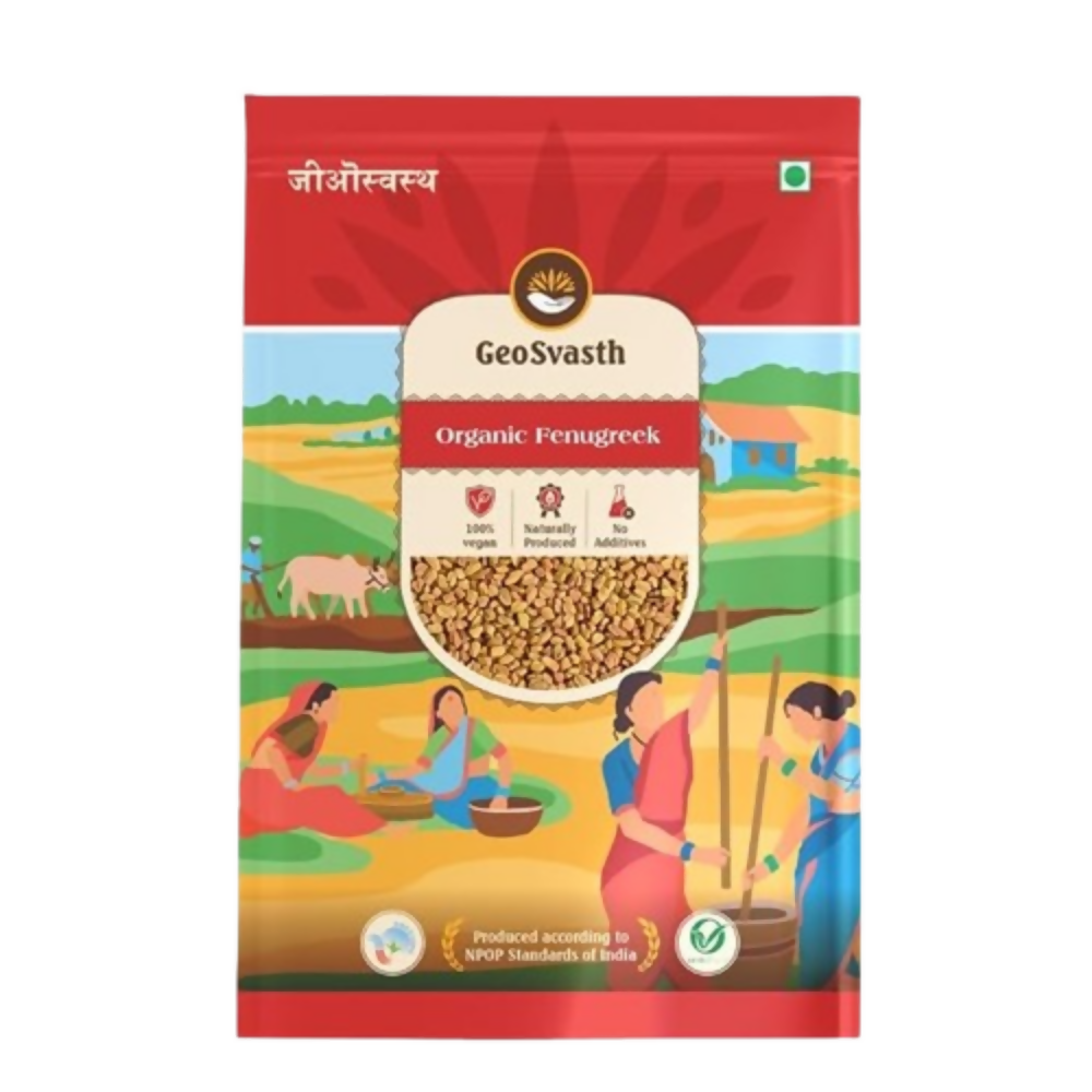 Image 1 of 100 gm / Pack of 1 for the product GeoSvasth Organic Fenugreek Whole Seeds