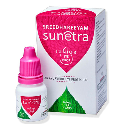 Image 1 of 10 ml for the product Sreedhareeyam Ayurveda Sunetra Junior Herbal Eye Drop (Below 17 yrs of age)