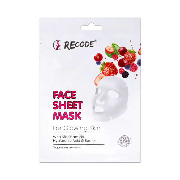 Image 1 of Recode Face Sheet Mask For Glowing & Brightened Skin