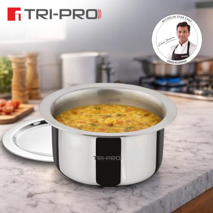 Image 5 of BERGNER TriPro Triply Stainless Steel Tope with Lid