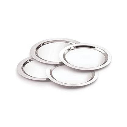 Image 1 of Default Title for the product neelam Stainless Steel Tope Cover Set, 17.5 cm, Set of 4