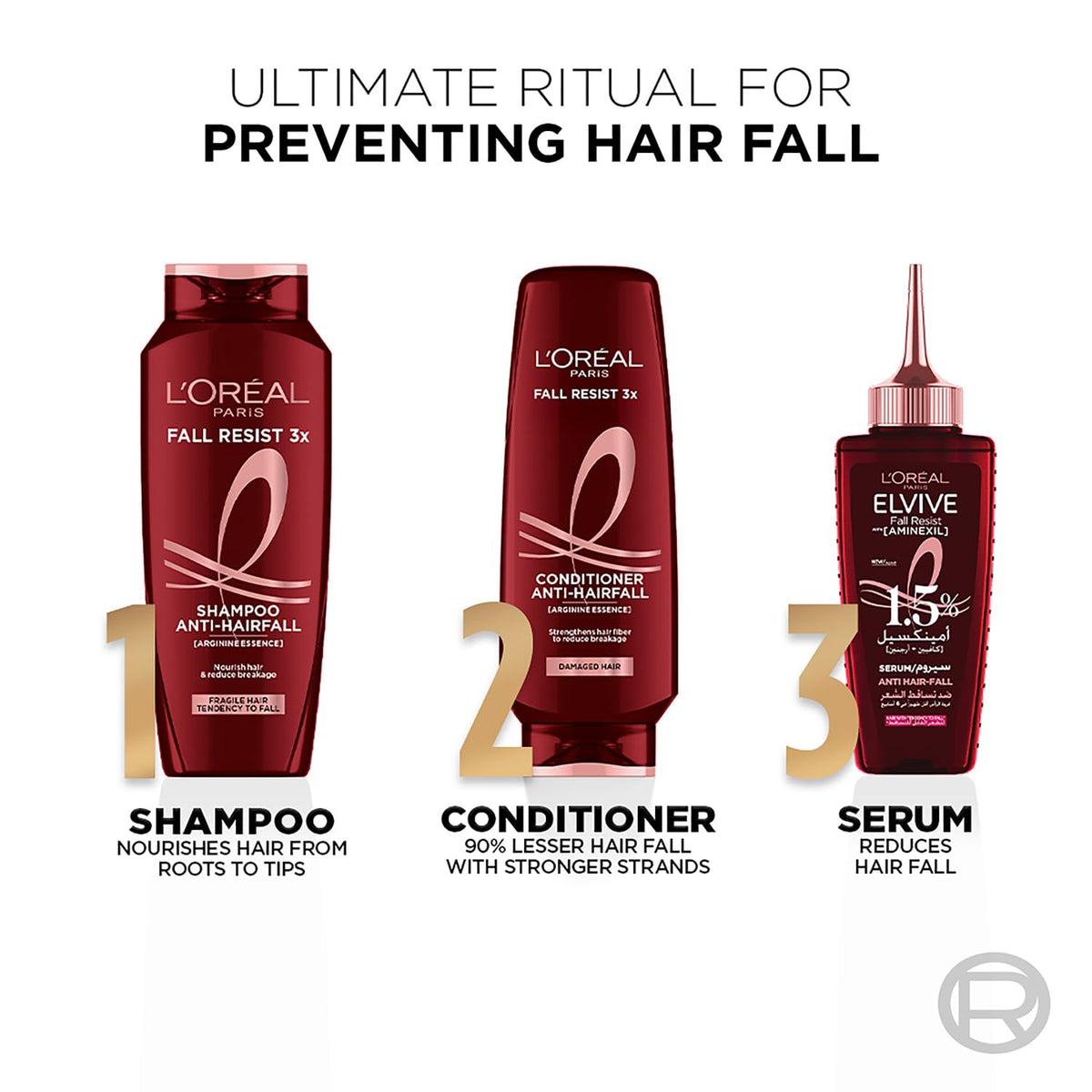 Image 2 of L'Oreal Paris Fall Resist 3X Anti-Hair Fall Conditioner