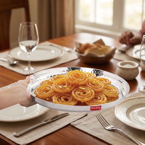 Image 2 of HAZEL Stainless Steel Dinner Plate 30.2cm Pack of 6