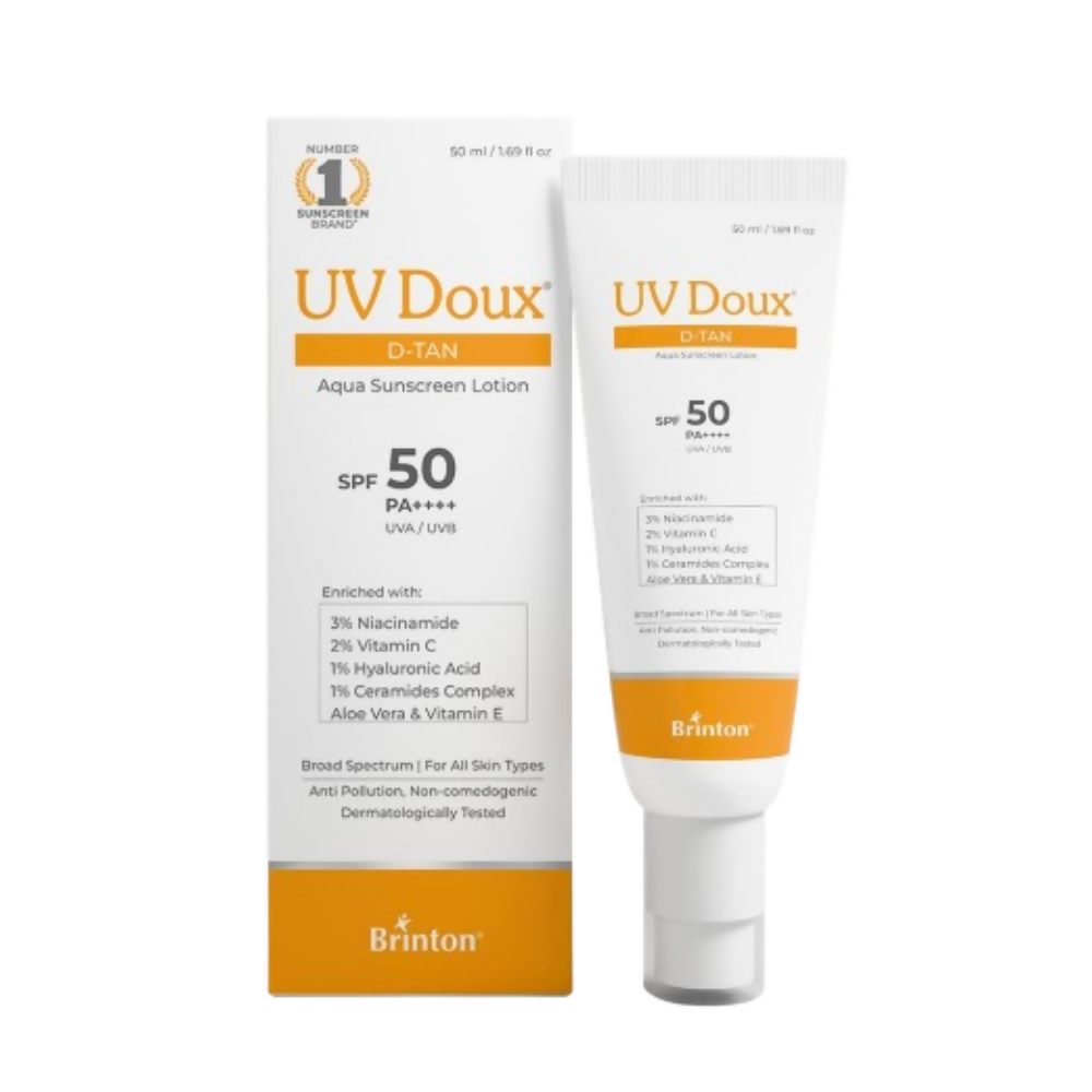 Image 1 of 50 ml / Pack of 1 for the product Brinton Uv Doux D-Tan Aqua Sunscreen Lotion