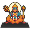 Image 1 of Default Title for the product CVANU Wooden Idols & Figurine Table Top Hanuman Ji Decorative Item Religious Showpiece for Study Table| Office Desk| Book Shelf| Gift| Home Decoration (6inch X 5.9inch)_S493