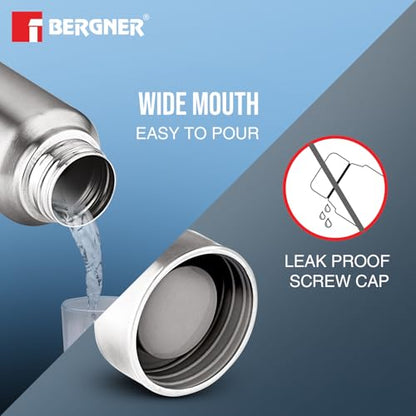 Image 7 of BERGNER Walking Stainless Steel Water Bottle 1000ml