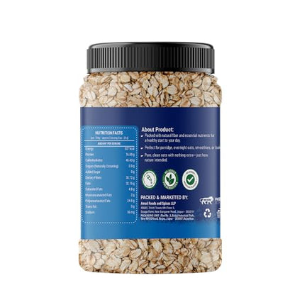 Image 3 of AMAYU Rolled Oats 250GM Whole Grain Oats