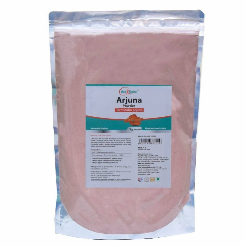 Image 1 of Pack of 1 / 1 kg for the product Way2herbal Arjuna Powder
