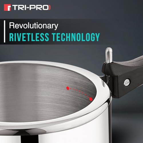 Image 7 of BERGNER TriPro Triply Stainless Steel Inner Lid Pressure Cooker