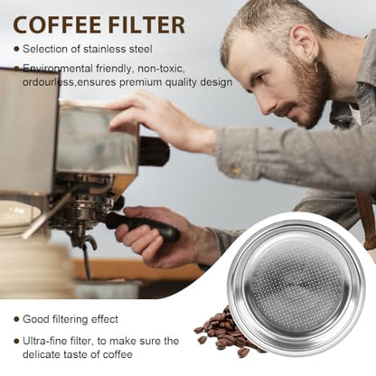 Image 4 of Supvox 51mm Portafilter Basket Single Shot Espresso Filter Cup Universal