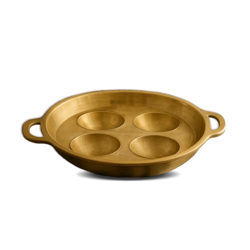 Image 2 of 4 HOLE for the product NADAVARAMBA KRISHNA BROTHERS Bronze Paniyaram Pan