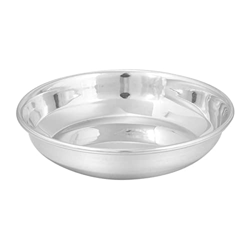 Image 4 of neelam Stainless Steel Halwa Plate Set of 6 9.8 cm