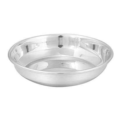 Image 4 of neelam Stainless Steel Halwa Plate Set of 6 9.8 cm