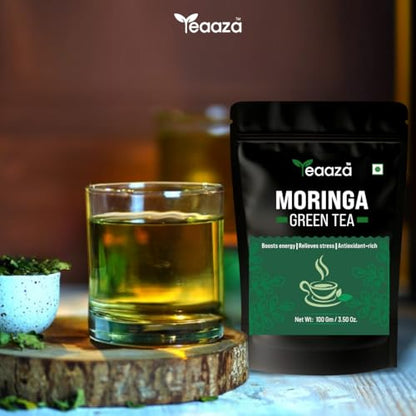 Image 3 of Teaaza Moringa Green Tea 100 Grams -50 Cups