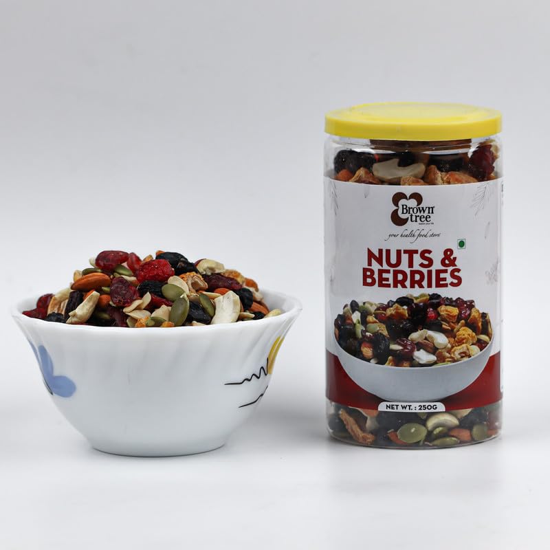 Image 4 of Brown Tree Nuts & Berries Mix Premium Trail Mix (250g)