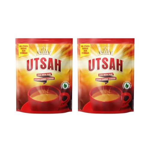 Image 2 of 1 kg (Pack of 2) for the product Tea Valley Utsah Tea 1kg Black Tea kadak chai
