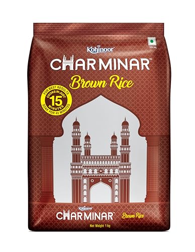 Image 1 of 1 kg / Pack of 1 for the product Kohinoor Charminar Brown Rice
