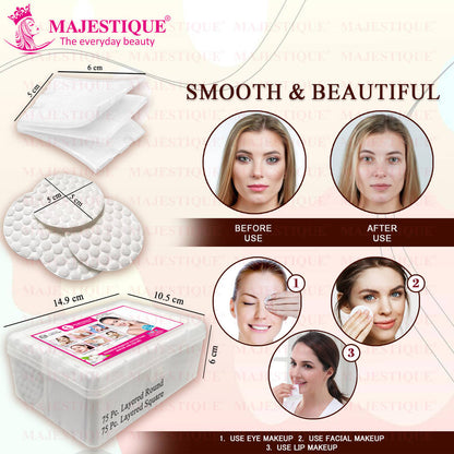 Image 2 of Majestique Premium Make-Up Removal Cotton Pads
