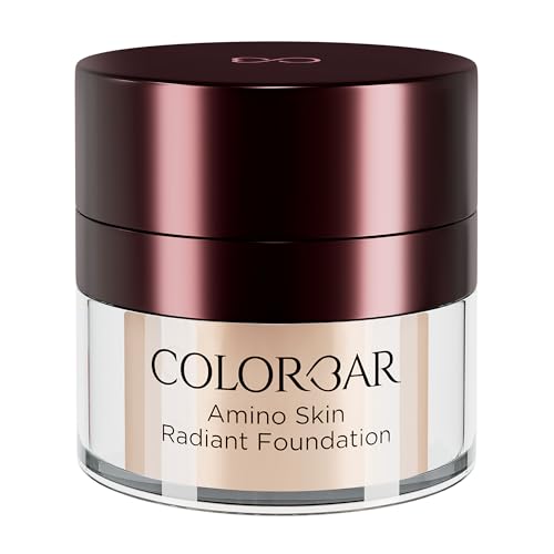 Image 1 of Pack of 1 for the product Colorbar Amino Skin Radiant Foundation - Liquid Foundation Makeup - Medium to Full Buildable Coverage Hydrating Foundation - 005 Sand Medium - 0.5 oz