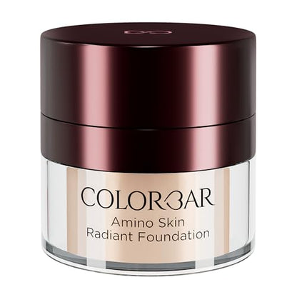 Image 1 of Pack of 1 for the product Colorbar Amino Skin Radiant Foundation - Liquid Foundation Makeup - Medium to Full Buildable Coverage Hydrating Foundation - 005 Sand Medium - 0.5 oz