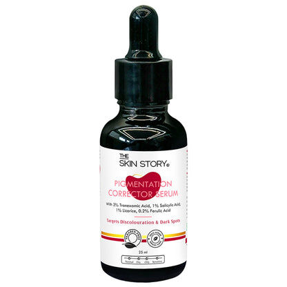 Image 1 of 25 ml / Pack of 1 for the product The Skin Story Anti Pigmentation Face Serum For Brighter Skin, Dark Spots, Niacinamide Alpha Arbutin