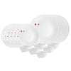 Image 1 of 18 pieces for the product CELLO Lush Fiesta Dazzle Series Opalware Dinner Set