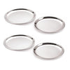 Image 1 of Default Title for the product neelam SNCT011P Stainless Steel Plate China 25.5 cm Set of 4