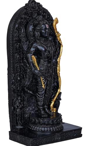 Image 2 of Ayodhya Ram Lalla Idol Murti Showpiece | Ram ji ki Murti Lalla Statue in Ayodhya Mandir for Home and Office (6 Inch)