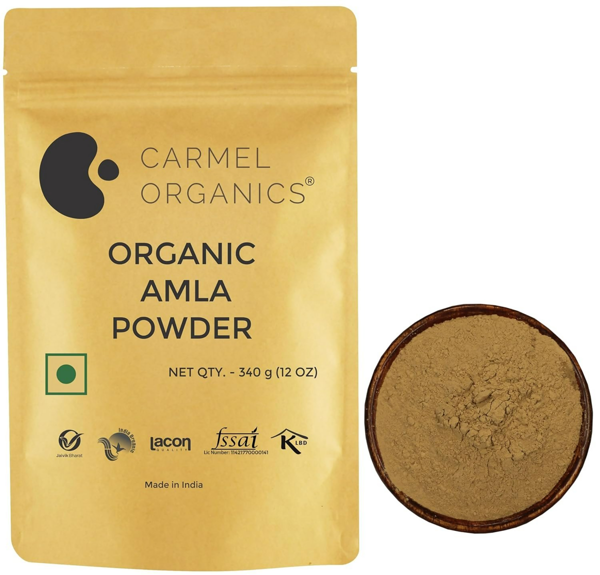 Image 1 of Carmel Organics Amla Fruit Powder