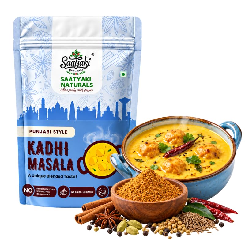 Image 3 of 200 g (Pack of 1) for the product SAATYAKI NATURALS Punjabi Kadhi Masala
