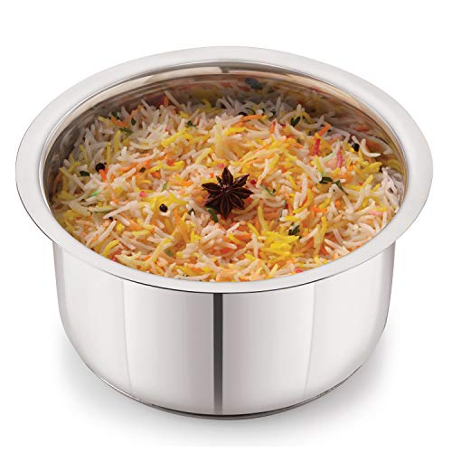Image 3 of neelam CTIB142P Stainless Steel Induction Bottom Tope, 3200 ml, Silver