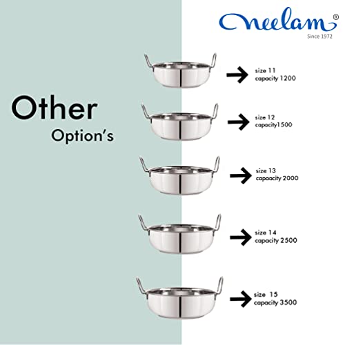 Image 9 of Neelam Stainless Steel Induction Bottom Kadai