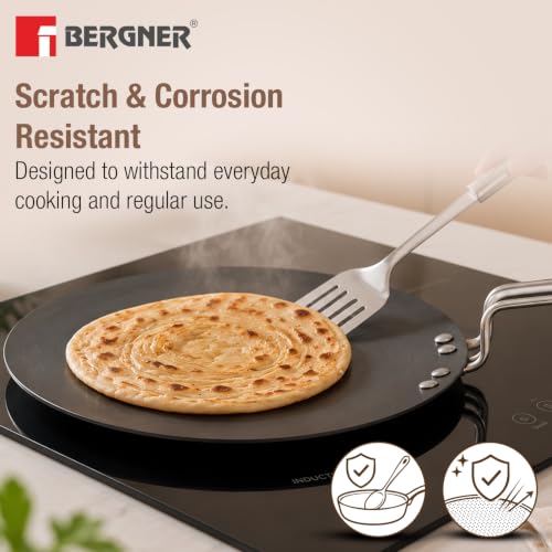 Image 9 of BERGNER ArtisanForge Hard Anodised Roti Tawa