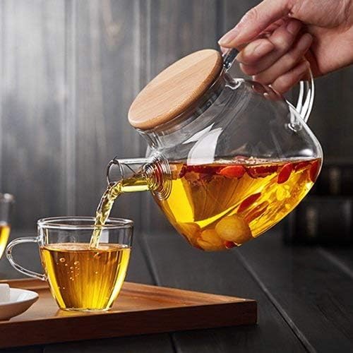 Image 4 of Jinelza Glass Teapot Stovetop Safe 1000ml
