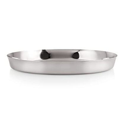 Image 5 of HAZEL Stainless Steel Plates Set 28 cm