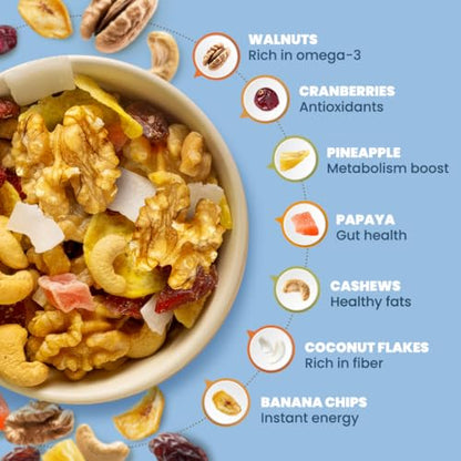 Image 7 of Paper Boat High Energy Dry Fruits & Nuts Trail Mix