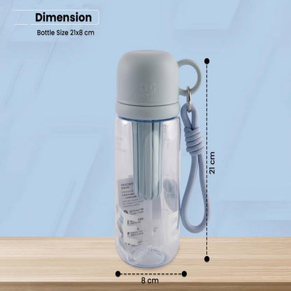 Image 9 of Aarvi Decor Studio Lil Glup BPA Free Water Bottle with Straw & Fruit Infuser