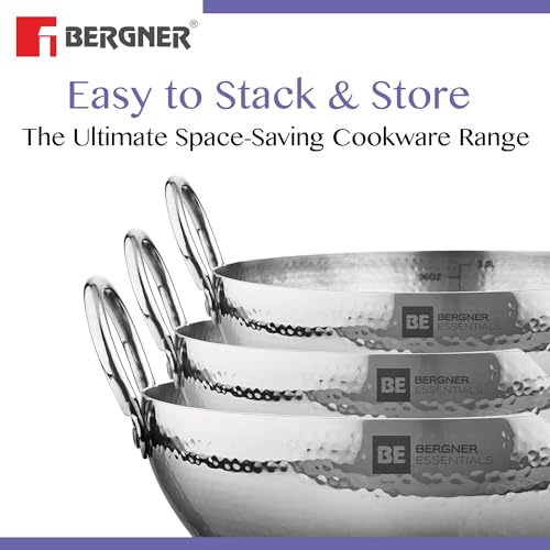 Image 4 of BERGNER BE Essentials Hammered Kadai