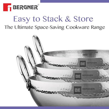 Image 4 of BERGNER BE Essentials Hammered Kadai