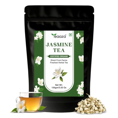 Image 1 of Pack of 1 for the product Teaaza Jasmine Tea | 100Gm-100 Cups