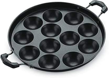 Image 5 of Generic Non-Stick Appam Pan with Stainless Steel Lid, 12 Cavity