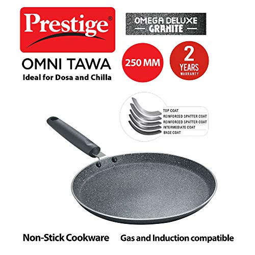 Image 4 of Prestige Metal Omega Deluxe Granite Cookware Set