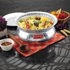 Image 1 of Default Title for the product HAZEL Aluminium Hammered Finish Handi With Lid 29 Cm 6700 ml