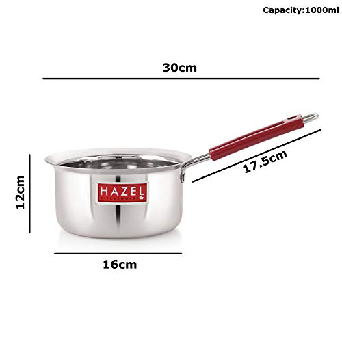 Image 4 of HAZEL Stainless Steel Milk Saucepan Tea Pan 1000 ML