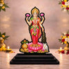 Image 1 of Default Title for the product Lakshmi MATA Standing Wooden MDF Printed Idol with Stand, 4 x 5 Inch, Pooja Room Decor, Home Temple Mandir Decoration, Religious Gift