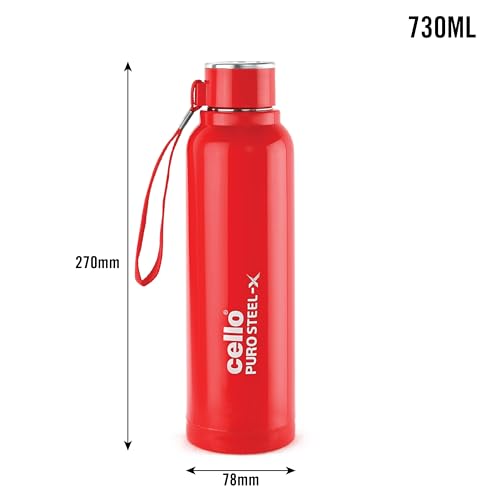 Image 7 of Cello Puro Steel-X Benz 900 Water Bottle 730 ml